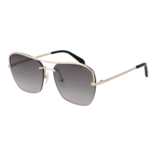 Pucci Quadrat Sonnenbrille EP0225 5632B in Gold – 45° Seitenansicht