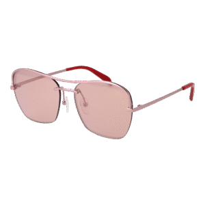 Pucci Quadrat Sonnenbrille EP0225 5672U in Rosé Gold – 45° Seitenansicht