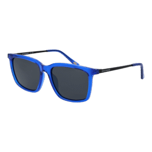 Skechers Rechteck Sonnenbrille SE6282 5390D in Blau – 45° Seitenansicht