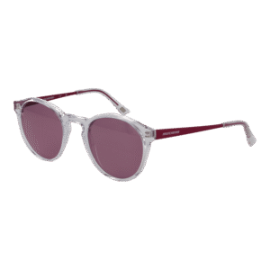 Skechers Rund Sonnenbrille SE6284 4826H in Transparent – 45° Seitenansicht