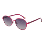 Skechers Rund Sonnenbrille SE6285 5176H in Rosa – 45° Seitenansicht