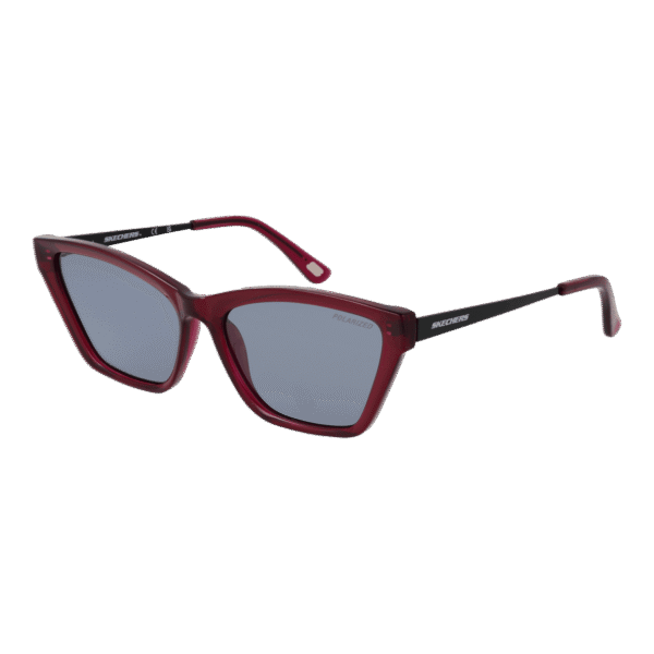 Skechers Katzenaugen Sonnenbrille SE6286 5675D in Lila – 45° Seitenansicht