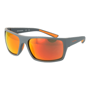 Skechers Rechteck Sonnenbrille SE6292 6320U in Grau – 45° Seitenansicht
