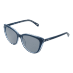 Skechers Katzenaugen Sonnenbrille SE6294 5590D in Blau – 45° Seitenansicht