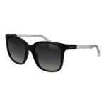 Skechers Quadrat Sonnenbrille SE6295 5401D in Schwarz – 45° Seitenansicht