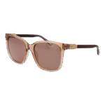 Skechers Quadrat Sonnenbrille SE6295 5445H in Braun – 45° Seitenansicht