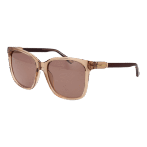 Skechers Quadrat Sonnenbrille SE6295 5445H in Braun – 45° Seitenansicht