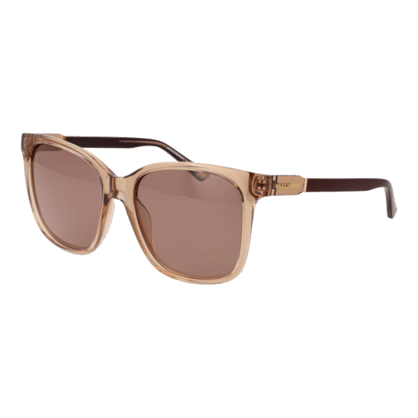 Skechers Quadrat Sonnenbrille SE6295 5445H in Braun – 45° Seitenansicht