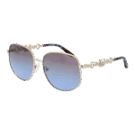 Marciano by Guess Rund Sonnenbrille GM00003 5932W in Gold – 45° Seitenansicht