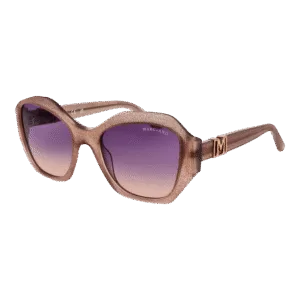 Marciano by Guess Schmetterling Sonnenbrille GM00007 5457Z in Natur – 45° Seitenansicht
