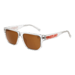 Timberland Rechteck Sonnenbrille TB00013 5126E in Transparent – 45° Seitenansicht