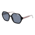 Skechers Quadrat Sonnenbrille SE6358 5701D in Schwarz – 45° Seitenansicht