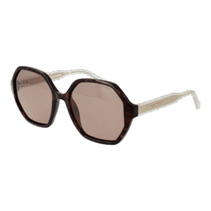 Skechers Geometric Sonnenbrille SE6358 5752H in Braun – 45° Seitenansicht