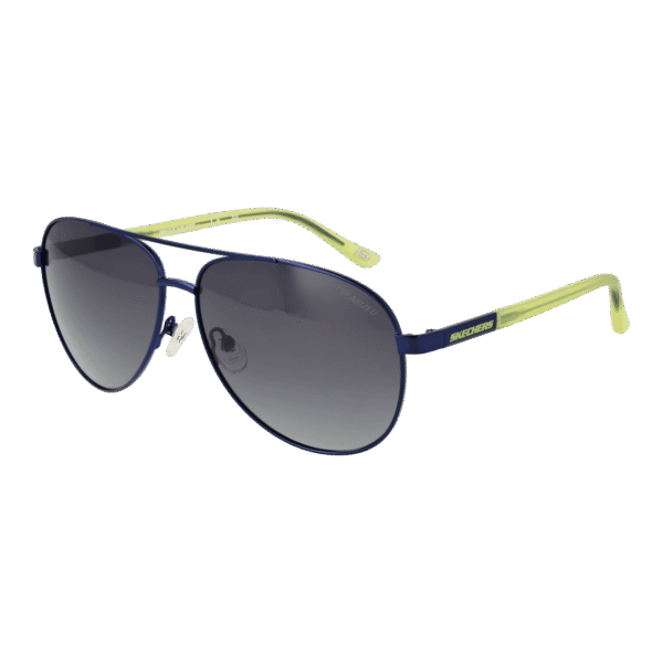 Skechers Pilotenbrille Sonnenbrille SE6365 6291D in Blau – 45° Seitenansicht