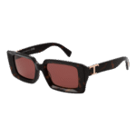 Tod's Rechteck Sonnenbrille TO0366 5252S in Braun – 45° Seitenansicht