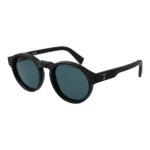 Tod's Rund Sonnenbrille TO0368 5202V in Schwarz – 45° Seitenansicht