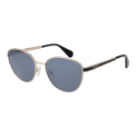 Max & Co Katzenaugen Sonnenbrille MO0105 5432C in Silber – 45° Seitenansicht