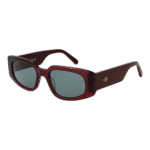Gant Oval Sonnenbrille GA00001 5366N in Burgunder – 45° Seitenansicht
