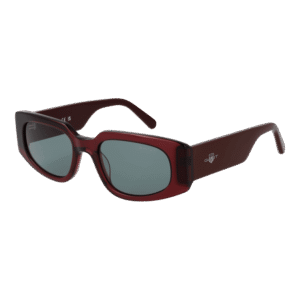 Gant Oval Sonnenbrille GA00001 5366N in Burgunder – 45° Seitenansicht