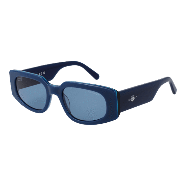 Gant Oval Sonnenbrille GA00001 5392V in Blau – 45° Seitenansicht