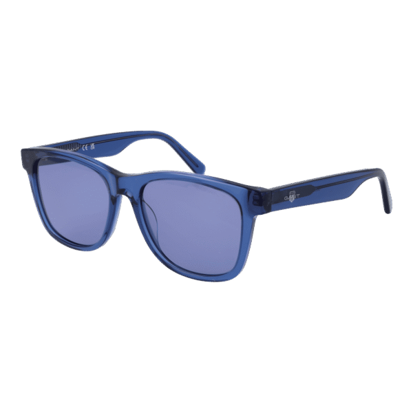 Gant Quadrat Sonnenbrille GA00003 5490V in Blau – 45° Seitenansicht