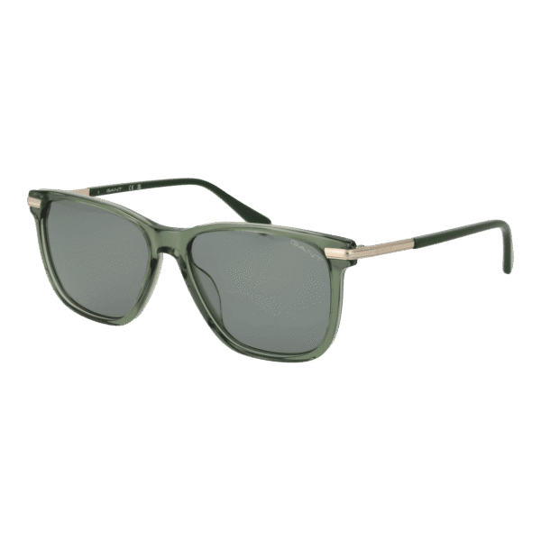 Gant Quadrat Sonnenbrille GA00005 5596N in Grün – 45° Seitenansicht