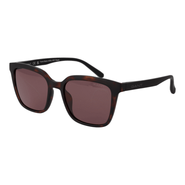 Gant Quadrat Sonnenbrille GA00008 5352E in Braun – 45° Seitenansicht