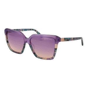 Marciano by Guess Quadrat Sonnenbrille GM00009 5883Z in Lila – 45° Seitenansicht