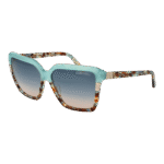 Marciano by Guess Quadrat Sonnenbrille GM00009 5889W in Türkis – 45° Seitenansicht