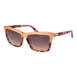 Marciano by Guess Rechteck Sonnenbrille GM00010 5744F in Orange – 45° Seitenansicht