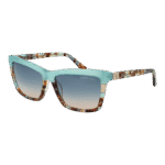 Marciano by Guess Rechteck Sonnenbrille GM00010 5789W in Türkis – 45° Seitenansicht