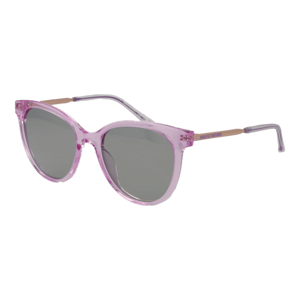 Skechers Rund Sonnenbrille SE00024 5278D in Rosa – 45° Seitenansicht