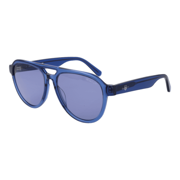 Gant Pilotenbrille Sonnenbrille GA00010 5690V in Blau – 45° Seitenansicht