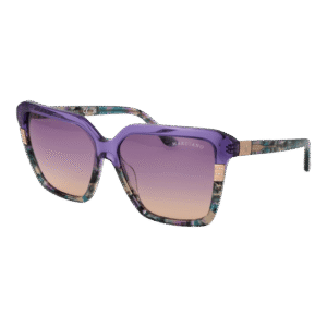 Marciano by Guess Quadrat Sonnenbrille GM00009 5881Z in Lila – 45° Seitenansicht