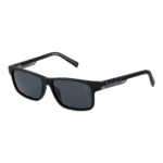 Timberland Rechteck Sonnenbrille TB00015 5302D in Schwarz – 45° Seitenansicht