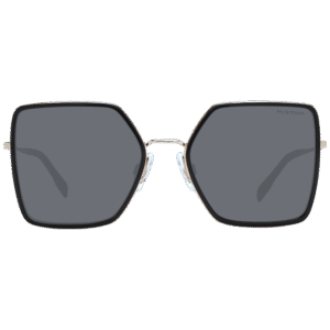 Ana Hickmann Sonnenbrille HIY3002 52A01 – Frontansicht mit Metall Rahmen und Grau Gläsern