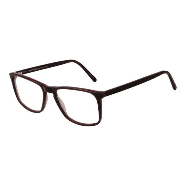 Andy Wolf Brille 4533 53C – 45° Seitenansicht Andy Wolf )} Brille 4533 53C in Burgunder