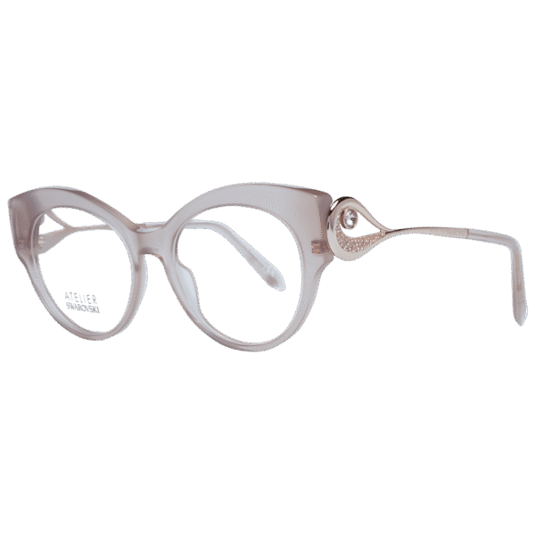 Atelier Swarovski Brille SK5358-P 05752 – 45° Seitenansicht Atelier Swarovski )} Brille SK5358-P 05752 in Beige