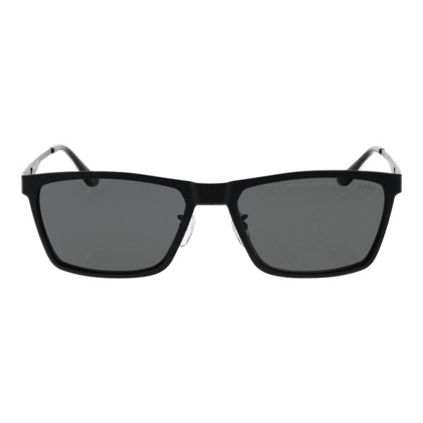 BMW Sonnenbrille BW0048-H 5802D – Frontansicht mit Metall Rahmen und Grau Gläsern