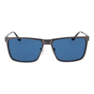 BMW Sonnenbrille BW0049-H 5913V – Frontansicht mit Metall Rahmen und Blau Gläsern