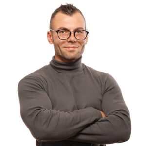 Rückansicht/Bügel der BMW Brille BW5013 53001