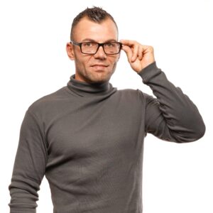 Rückansicht/Bügel der BMW Brille BW5016 57001