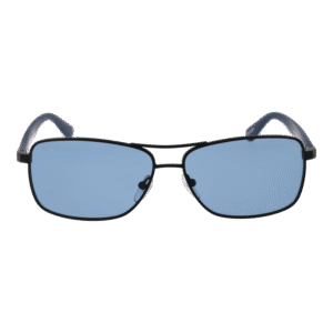 BMW Motorsport Sonnenbrille BS0017 6002M – Frontansicht mit Metall Rahmen und Blau Gläsern