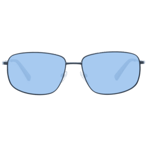 BMW Motorsport Sonnenbrille BS0025 6002M – Frontansicht mit Metall Rahmen und Blau Gläsern