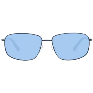 BMW Motorsport Sonnenbrille BS0025 6002M – Frontansicht mit Metall Rahmen und Blau Gläsern