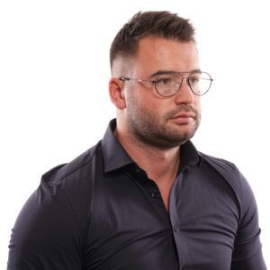 Rückansicht/Bügel der Bally Brille BY5013-H 57008