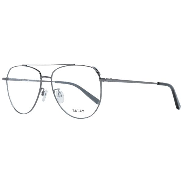Bally Brille BY5035-H 57008 – 45° Seitenansicht Bally )} Brille BY5035-H 57008 in Gunmetal