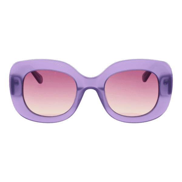 Benetton Sonnenbrille BE5067 51764 – Frontansicht mit Azetat Rahmen und Pink Gläsern