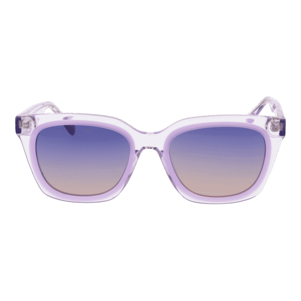 Benetton Sonnenbrille BE5086 52738 – Frontansicht mit Kunststoff Rahmen und Lila Gläsern