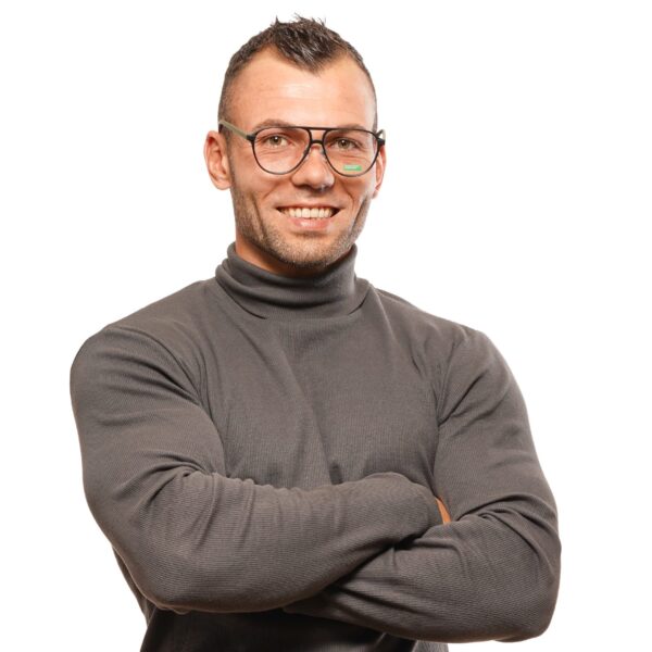 Rückansicht/Bügel der Benetton Brille BEO1008 56001